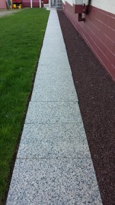 Granite Walkway After